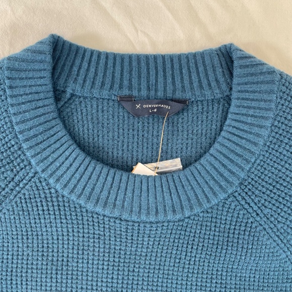 Denver Hayes Long Sleeve Crewneck Sweater Blue Women’s Size Large NEW - Picture 5 of 9